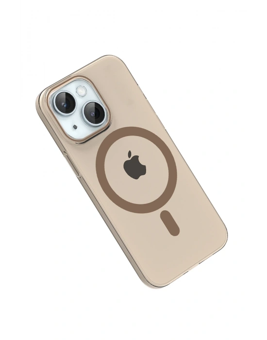 Joko Apple iPhone 14 PC Blank Magsafe Kapak - Çöl Titanyum