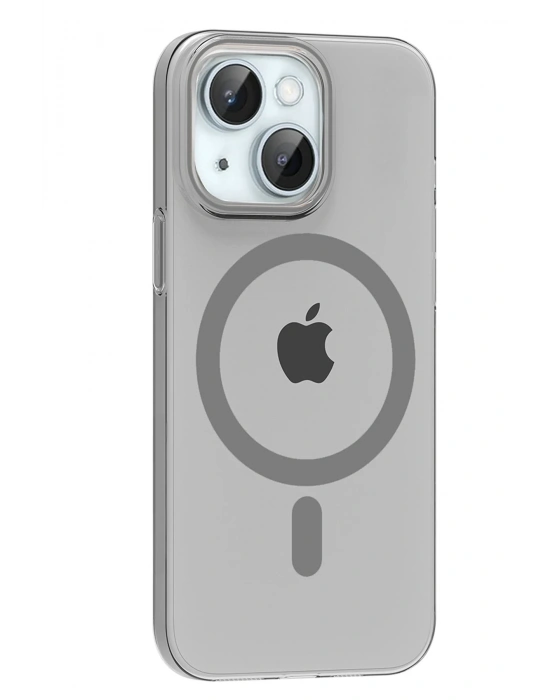 Joko Apple iPhone 14 PC Blank Magsafe Kapak - Natural Grey