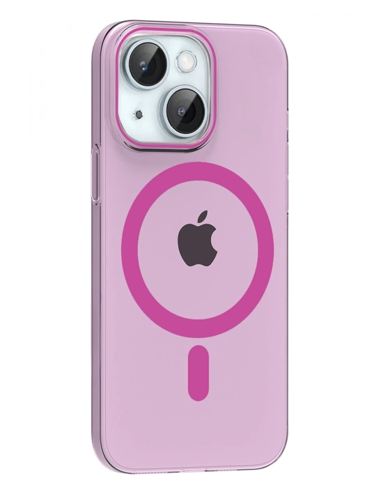 Joko Apple iPhone 14 PC Blank Magsafe Kapak - Pembe