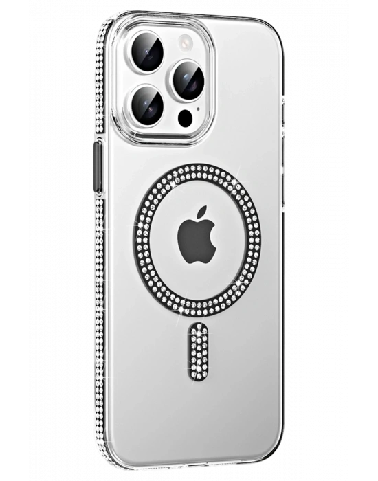 Joko Apple iPhone 14 Pro Max Move Taşlı Magsafe Kapak - Siyah