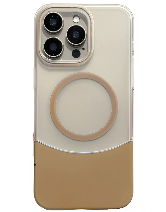 Joko Apple iPhone 14 Pro Max Velar Magsafe Kapak - Çöl Titanyum