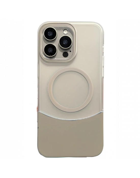 Joko Apple iPhone 14 Pro Max Velar Magsafe Kapak - Natural Grey