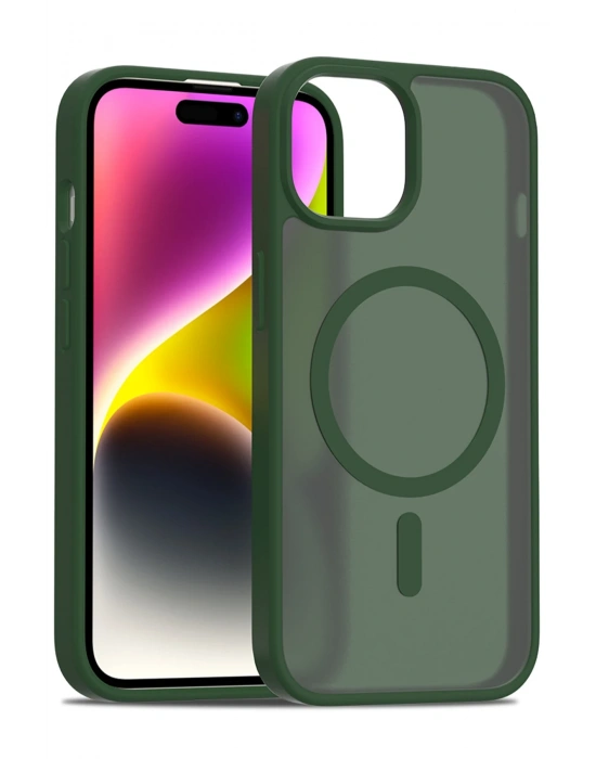 Joko Apple iPhone 15 Jota Magsafe Kapak -Yeşil