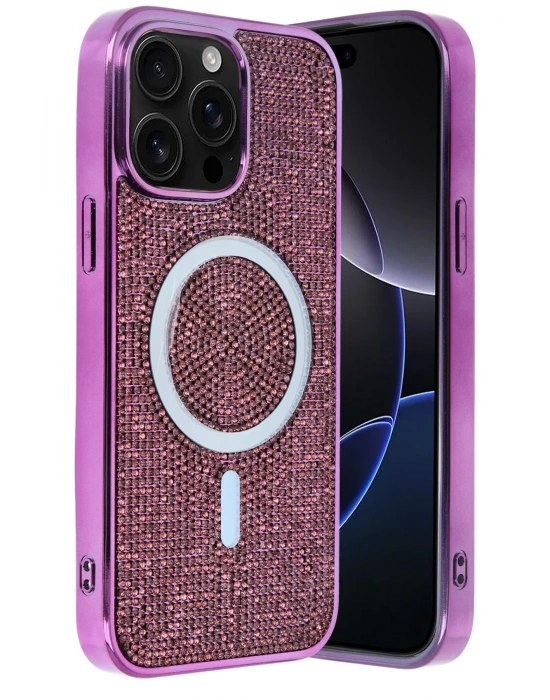 Joko Apple iPhone 15 Pro Max Helen Magsafe Kapak - Derin Mor