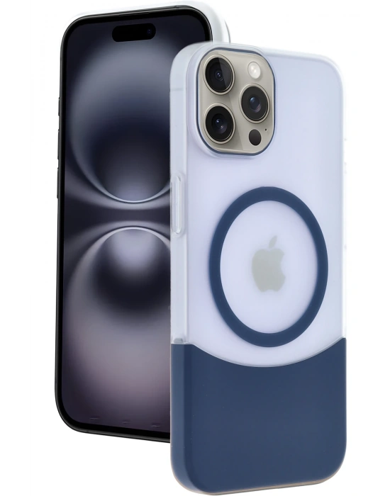 Joko Apple iPhone 15 Pro Max Velar Magsafe Kapak - Lacivert
