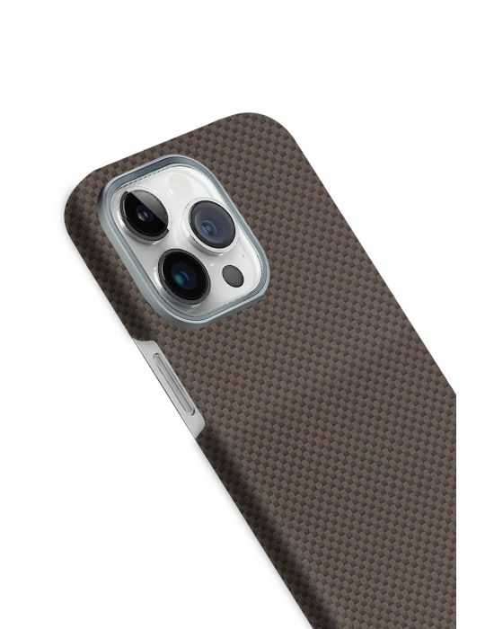 Joko Apple iPhone 15 Pro Max Volt Magsafe Kapak - Kahverengi