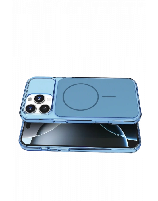 Joko Apple iPhone 16 Pro Max Bruma Magsafe Kapak - Mavi