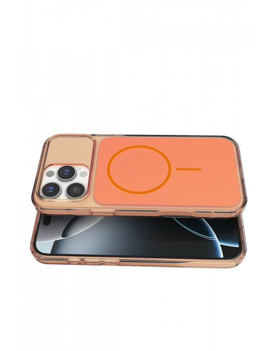 Joko Apple iPhone 16 Pro Max Bruma Magsafe Kapak - Turuncu
