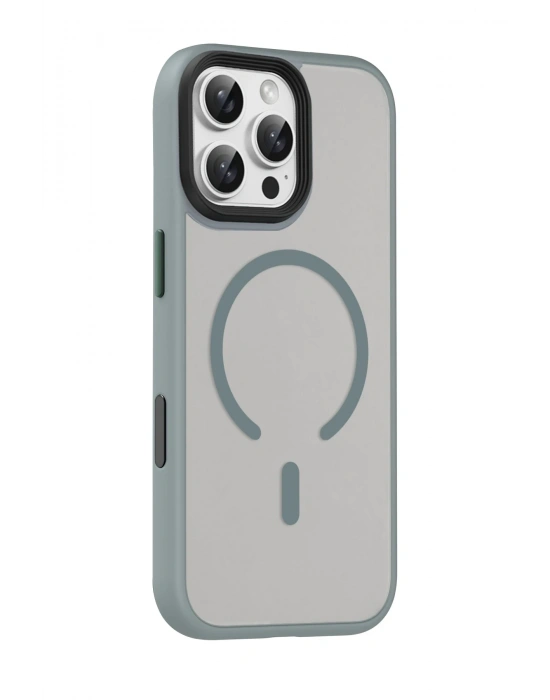 Joko Apple iPhone 16 Pro Max Megane Magsafe Kapak - Titan Gri