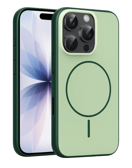 Joko Apple iPhone 16 Pro Max Neva Magsafe Kapak - Koyu Yeşil
