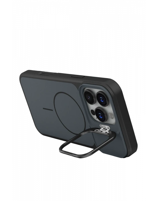 Joko Apple iPhone 16 Pro Max Pale Magsafe Standlı Kapak - Siyah