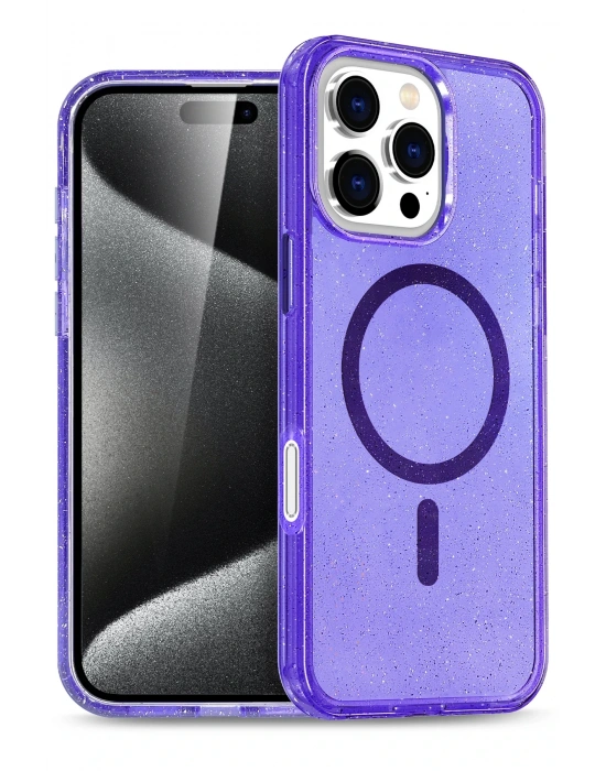 Joko Apple iPhone 16 Pro Max Star Magsafe Kapak - Mor