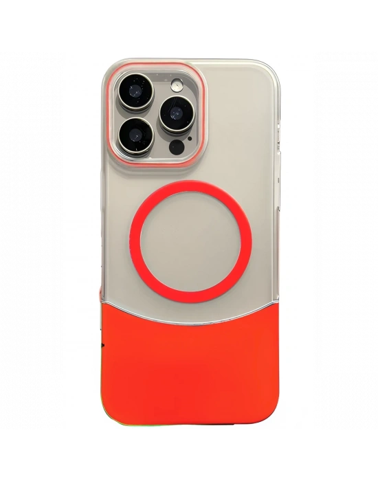 Joko Apple iPhone 16 Pro Max Velar Magsafe Kapak - Kırmızı