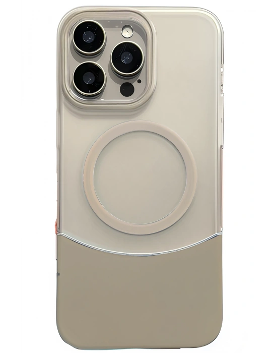 Joko Apple iPhone 16 Pro Velar Magsafe Kapak - Natural Grey