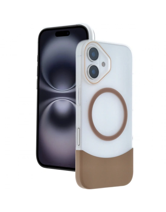 Joko Apple iPhone 16 Velar Magsafe Kapak - Çöl Titanyum