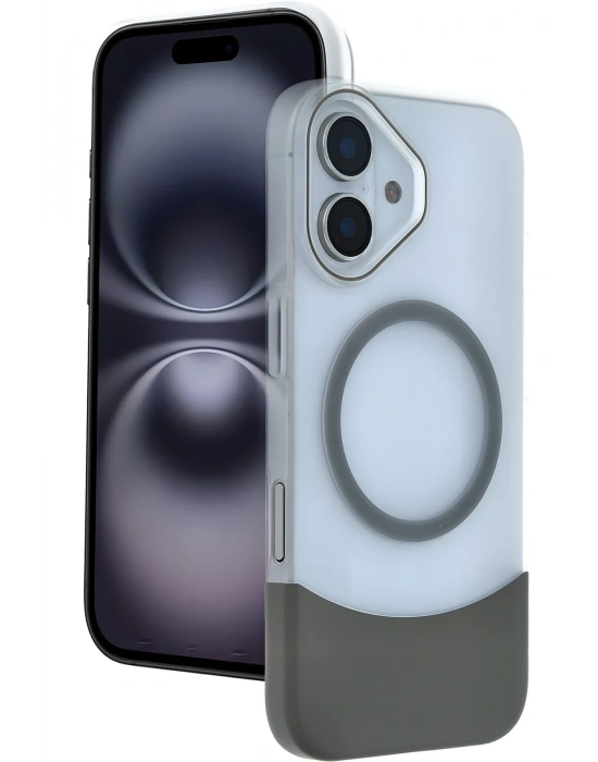 Joko Apple iPhone 16 Velar Magsafe Kapak - Natural Grey