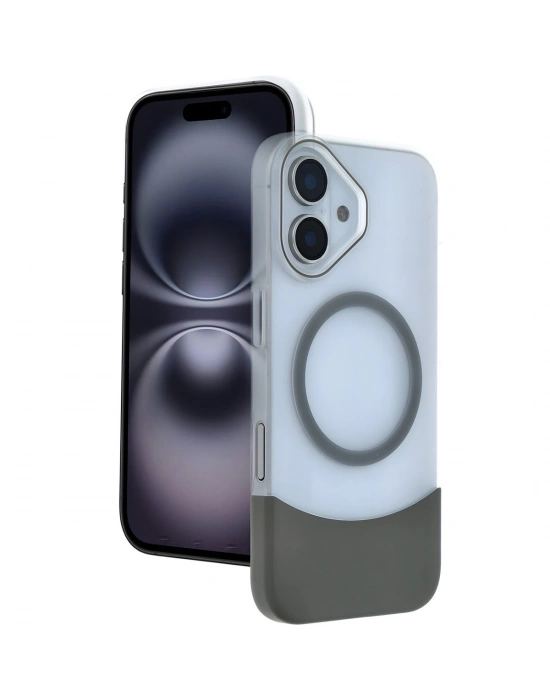 Joko Apple iPhone 16 Velar Magsafe Kapak - Natural Grey