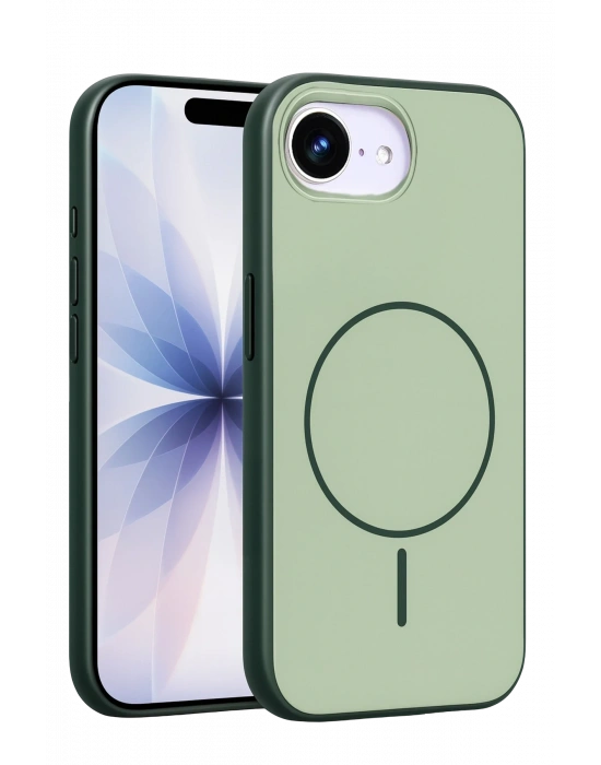 Joko Apple iPhone 16E Neva Magsafe Kapak - Koyu Yeşil