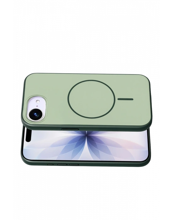 Joko Apple iPhone 16E Neva Magsafe Kapak - Koyu Yeşil