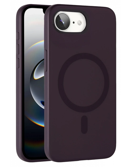 Joko Apple iPhone 16E Tuna PC Slim Magsafe Kapak - Derin Mor