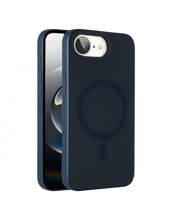 Joko Apple iPhone 16E Tuna PC Slim Magsafe Kapak - Lacivert