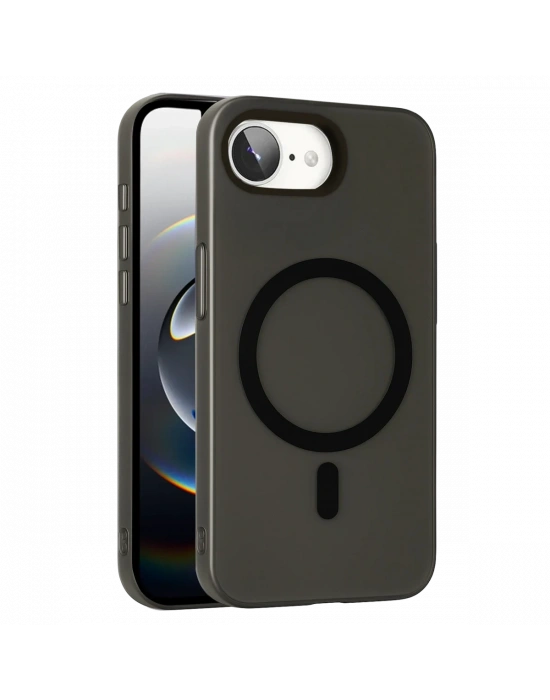 Joko Apple iPhone 16E Tuna PC Slim Magsafe Kapak - Siyah