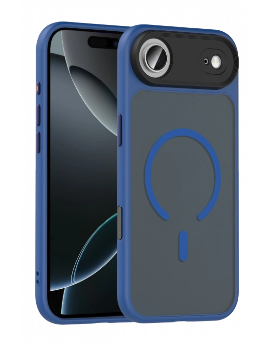 Joko Apple iPhone 17 Air Megane Magsafe Kapak - Lacivert