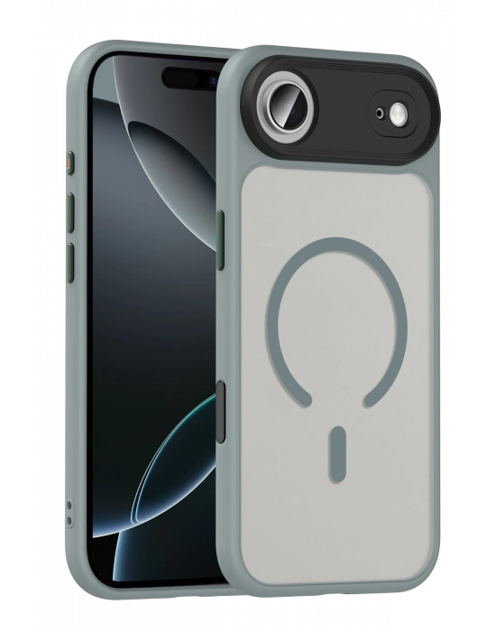 Joko Apple iPhone 17 Air Megane Magsafe Kapak - Titan Gri