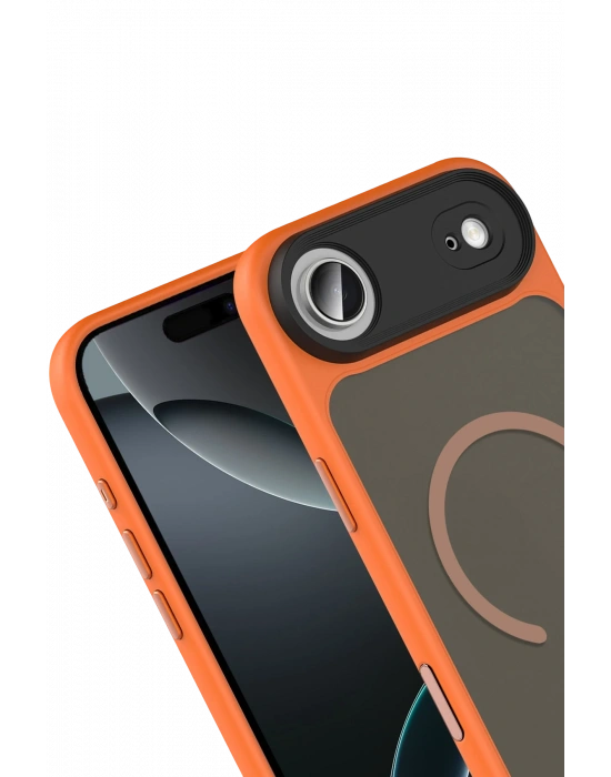 Joko Apple iPhone 17 Air Megane Magsafe Kapak - Turuncu