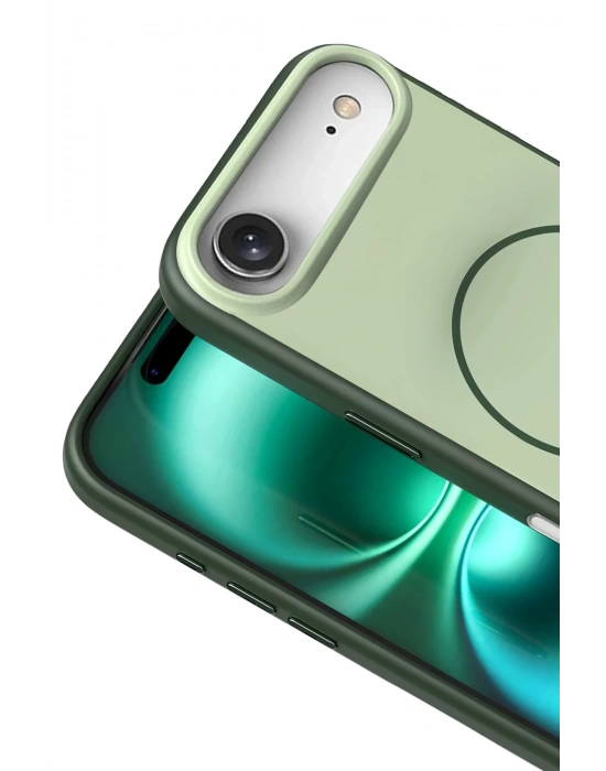 Joko Apple iPhone 17 Air Neva Magsafe Kapak - Koyu Yeşil