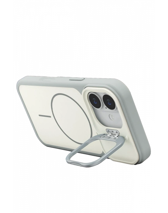 Joko Apple iPhone 17 Pale Magsafe Standlı Kapak - Beyaz