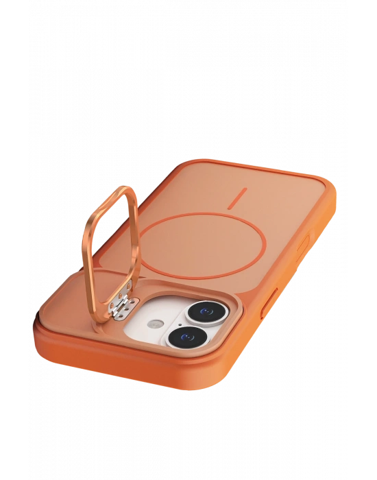 Joko Apple iPhone 17 Pale Magsafe Standlı Kapak - Turuncu