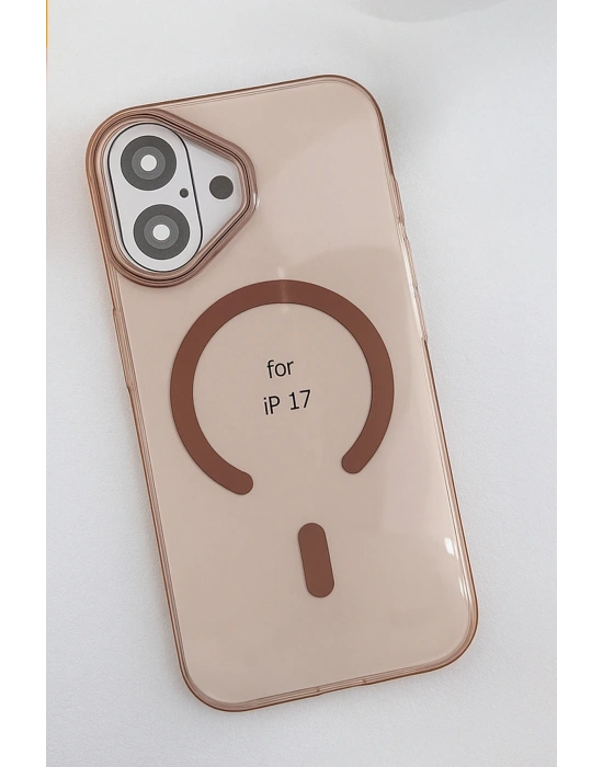 Joko Apple iPhone 17 PC Blank Magsafe Kapak - Çöl Titanyum