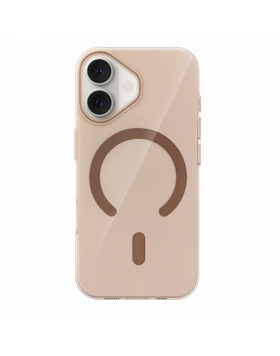 Joko Apple iPhone 17 PC Blank Magsafe Kapak - Çöl Titanyum