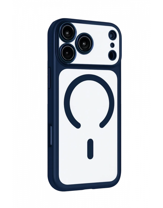 Joko Apple iPhone 17 Pro Chrome Magsafe Kapak - Lacivert