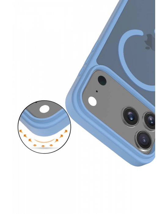 Joko Apple iPhone 17 Pro Jota Magsafe Kapak - Açık Mavi