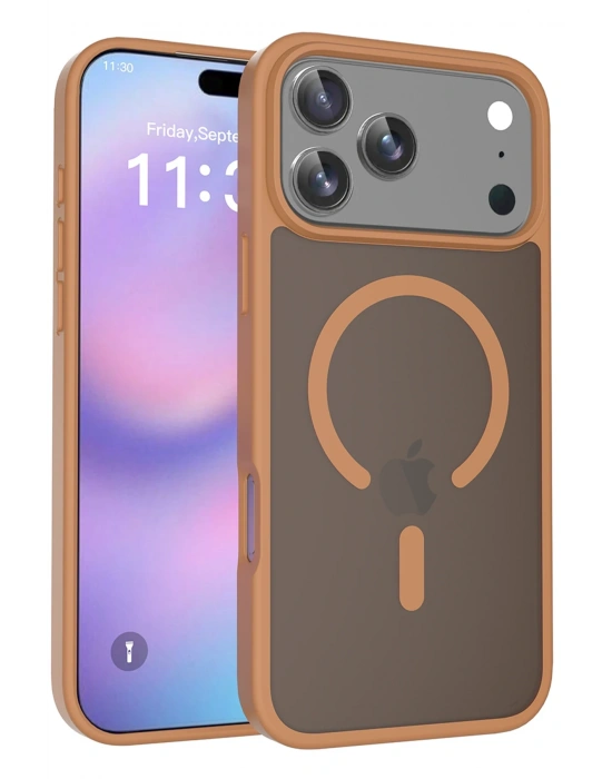 Joko Apple iPhone 17 Pro Jota Magsafe Kapak - Çöl Titanyum