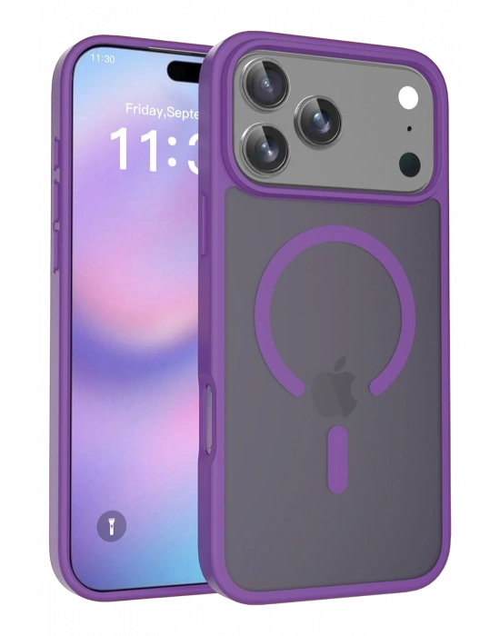 Joko Apple iPhone 17 Pro Jota Magsafe Kapak - Derin Mor