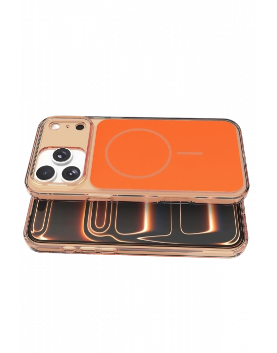 Joko Apple iPhone 17 Pro Max Bruma Magsafe Kapak - Turuncu
