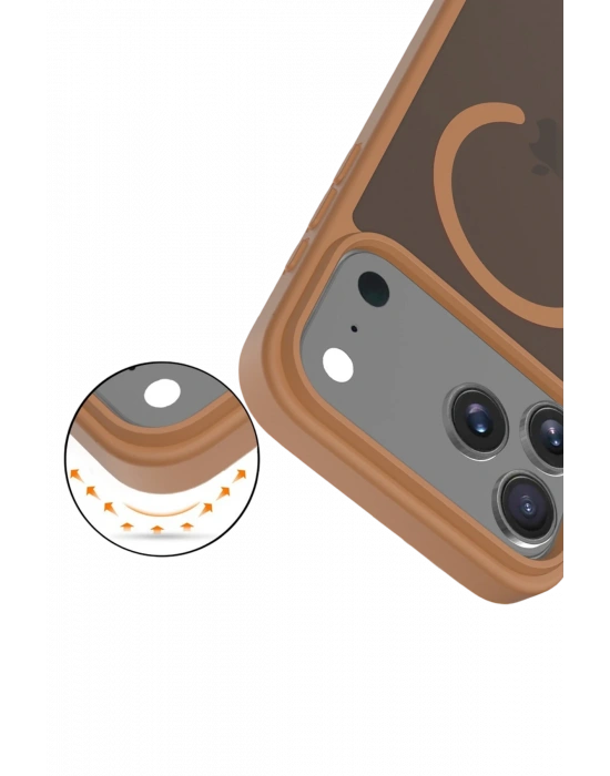 Joko Apple iPhone 17 Pro Max Jota Magsafe Kapak - Çöl Titanyum