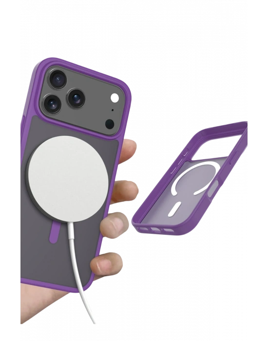 Joko Apple iPhone 17 Pro Max Jota Magsafe Kapak - Derin Mor