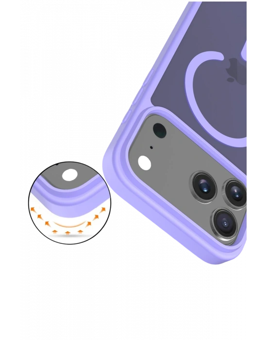 Joko Apple iPhone 17 Pro Max Jota Magsafe Kapak - Lila