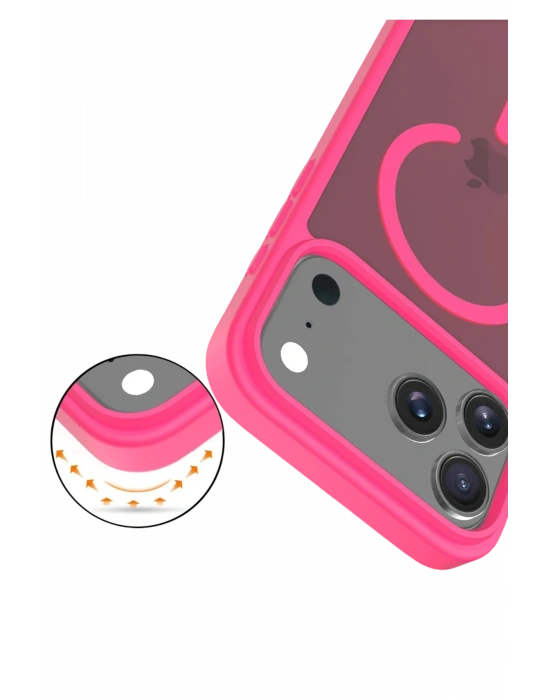 Joko Apple iPhone 17 Pro Max Jota Magsafe Kapak - Rose