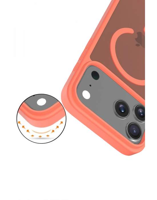 Joko Apple iPhone 17 Pro Max Jota Magsafe Kapak - Turuncu