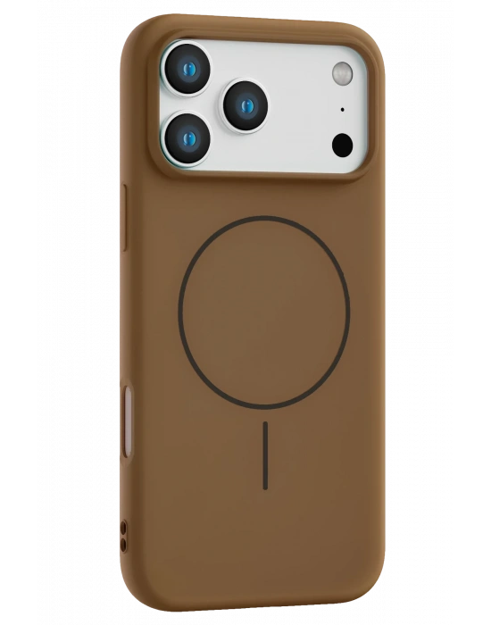 Joko Apple iPhone 17 Pro Max Jully Magsafe Kapak - Kahverengi