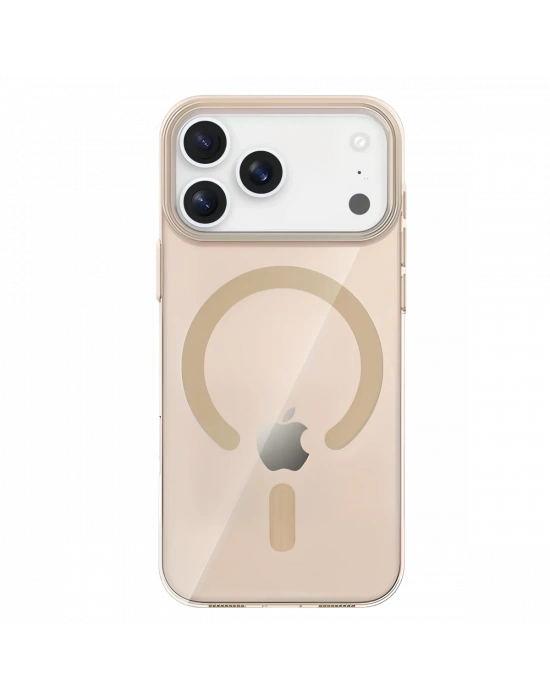 Joko Apple iPhone 17 Pro Max PC Blank Magsafe Kapak - Çöl Titanyum