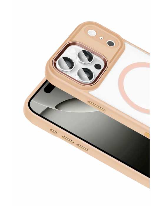 Joko Apple iPhone 17 Pro Max Terea Magsafe Kapak - Pembe