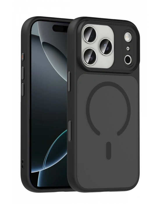 Joko Apple iPhone 17 Pro Megane Magsafe Kapak - Siyah
