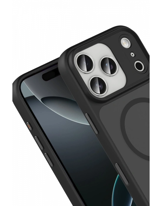 Joko Apple iPhone 17 Pro Megane Magsafe Kapak - Siyah