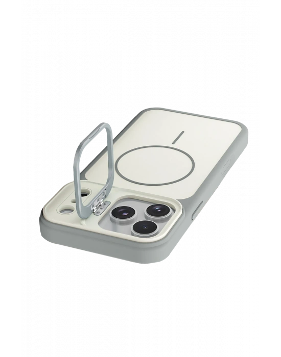 Joko Apple iPhone 17 Pro Pale Magsafe Standlı Kapak - Beyaz